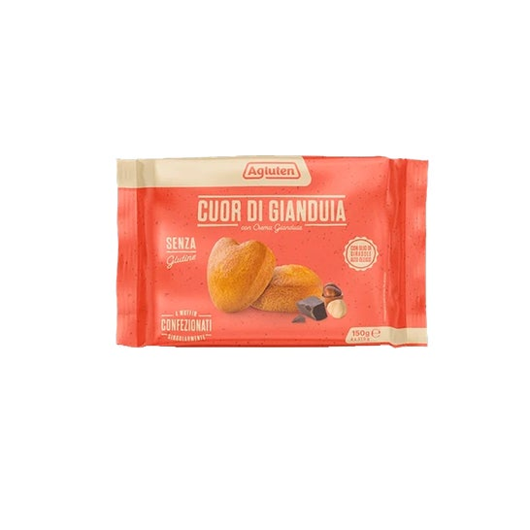 AGLUTEN CUOR DI GIANDUIA 150G