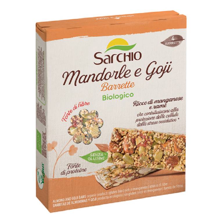 BARRETTE MANDORLE E GOJI 4X20G