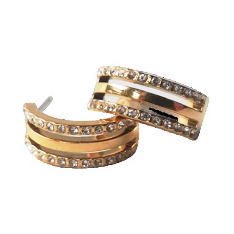 BJT203 ORECCHINI MIAMI GOLD SS