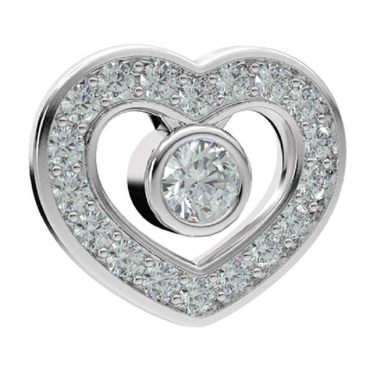 BJT215 ORECCHINI 5TH CUORE SS