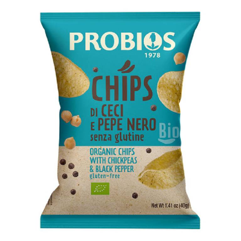 CHIPS DI CECI E PEPE NERO 40G