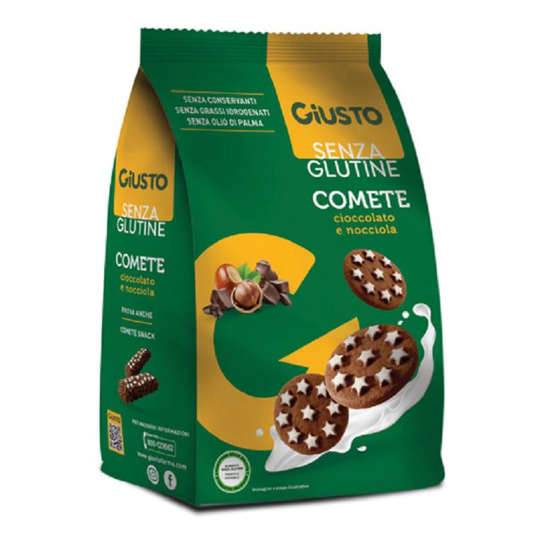 GIUSTO S/G COMETE BISCOTTI200G