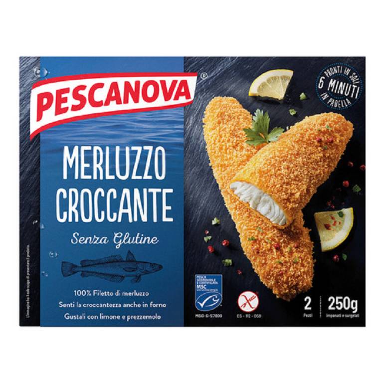 PESCANOVA MERLUZZO CROCC 250G