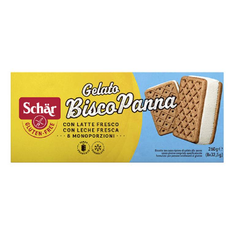 SCHAR GELATO BISCO PANNA 8PZ