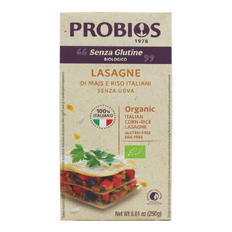 VVM LASAGNE MAIS/RISO 250G